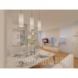 Compact & modern studio interior - 